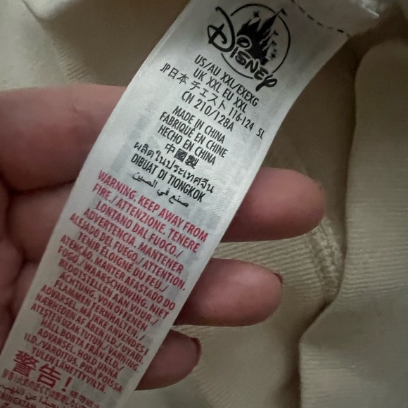 Official Disney Disneyland parks plus size cream ivory Mickey crewneck sweater - Picture 2 of 5